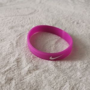 Nike Men's Silicone Rubber Bracelet,1 pc,PURPLE